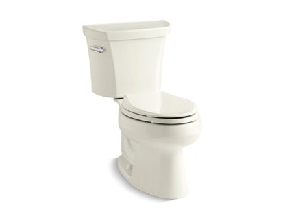 KOHLER 3998-U-96 Wellworth Two-Piece Elongated 1.28 Gpf Toilet With Insulated Tank in Biscuit
