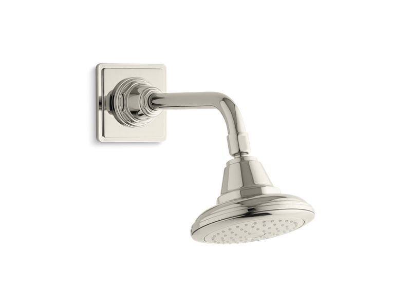 KOHLER K-13137-AK Pinstripe Single-function showerhead, 2.5 gpm