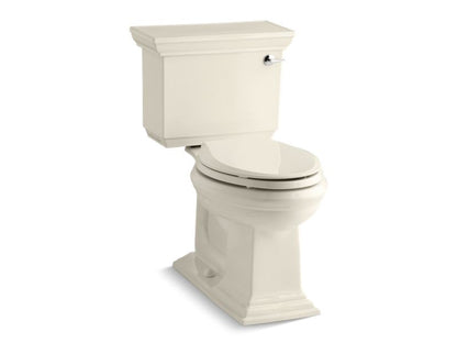 KOHLER 3817-RA-47 Memoirs Stately Comfort Height Two-Piece Elongated 1.28 Gpf Chair Height Toilet With Right-Hand Trip Lever in Almond
