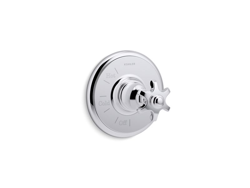 KOHLER K-TS72767-3M Artifacts Rite-Temp valve trim with prong handle