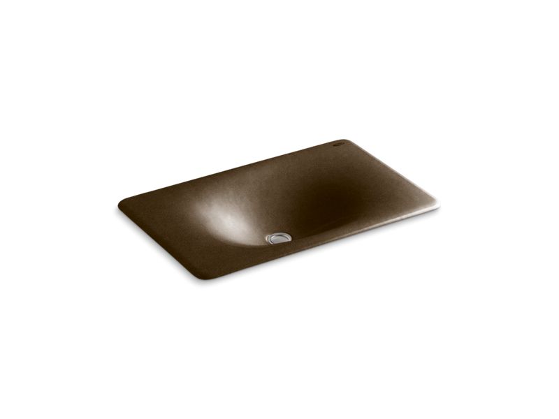 KOHLER K-2826-KA Iron/Tones 24-3/4" x 15-5/8" x 5-7/8" Drop-in/undermount bathroom sink