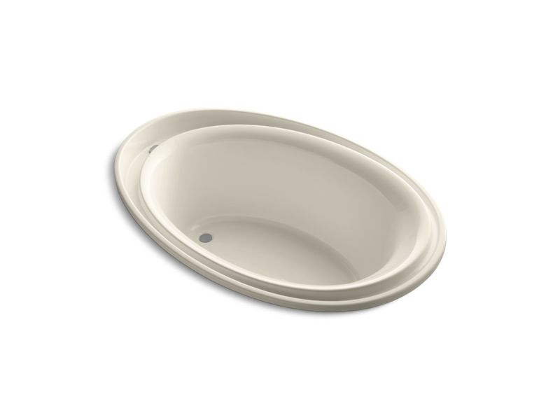 KOHLER K-1190-47 Purist 72" x 46" drop-in bath with reversible drain