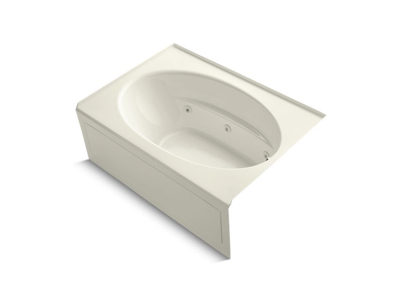 KOHLER K-1112-RA-96 Windward 60" x 42" alcove whirlpool with integral apron and right-hand drain