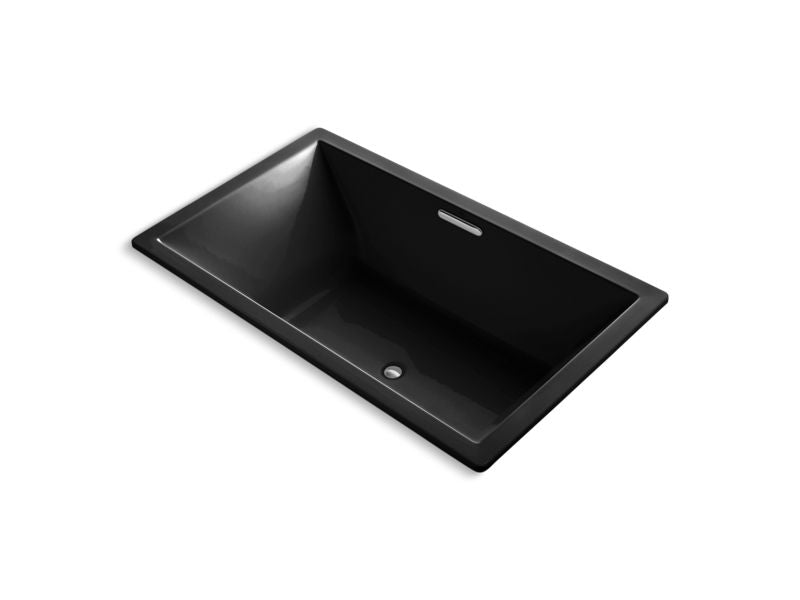 KOHLER K-1174-VBW Underscore 72" x 42" drop-in VibrAcoustic bath with Bask heated surface and center drain