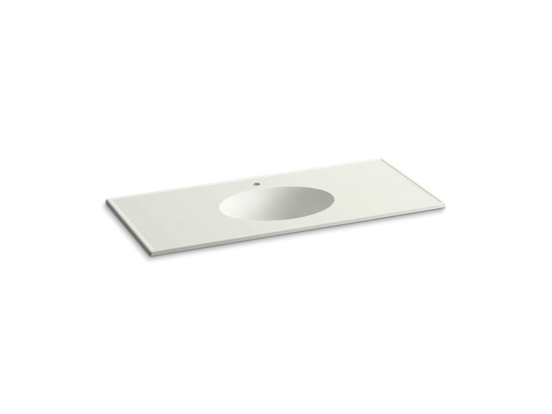 KOHLER K-2891-1 Ceramic/Impressions 49" Vitreous china vanity top with integrated oval sink