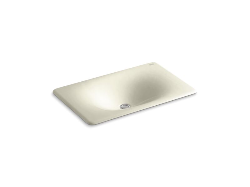 KOHLER K-2826-FD Iron/Tones 24-3/4" x 15-5/8" x 5-7/8" Drop-in/undermount bathroom sink