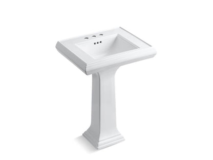 KOHLER 2238-4 Memoirs Classic 24" pedestal bathroom sink with 4" centerset faucet holes