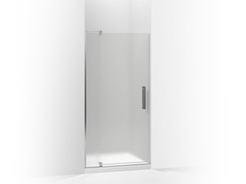 KOHLER K-707536-D3 Revel Pivot shower door, 74" H x 35-1/8 - 40" W, with 5/16" thick Frosted glass