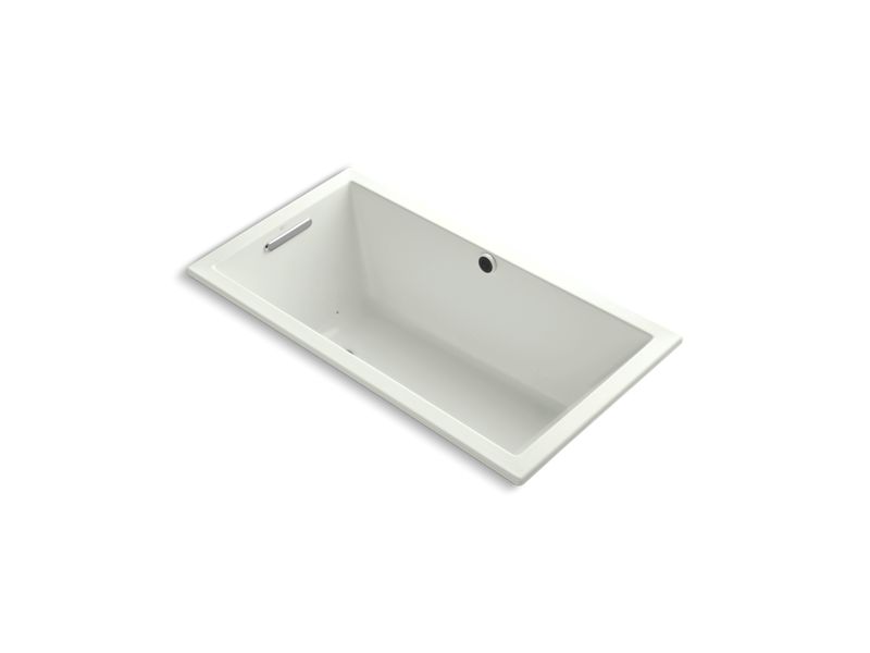 KOHLER K-1168-GW-NY Underscore Rectangle 60" x 32" drop-in BubbleMassage(TM) Air Bath with Bask heated surface and reversible drain