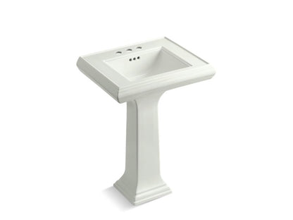 KOHLER 2238-4 Memoirs Classic 24" pedestal bathroom sink with 4" centerset faucet holes