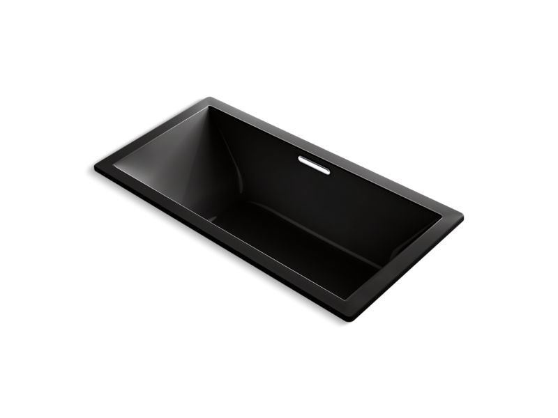 KOHLER K-1835-VBW Underscore 72" x 36" drop-in VibrAcoustic bath with Bask heated surface and center drain