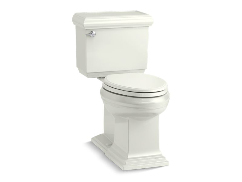KOHLER K-6999 Memoirs Classic Two-piece elongated toilet with concealed trapway, 1.28 gpf