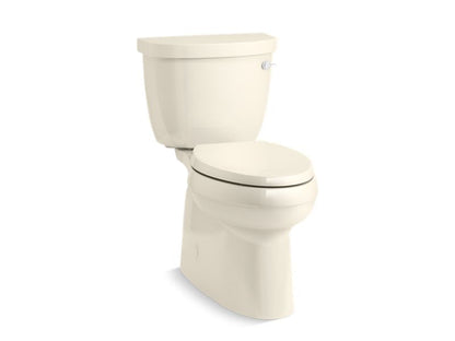 KOHLER 5310-RA Cimarron Two-piece elongated 1.28 gpf chair height toilet with right-hand trip lever