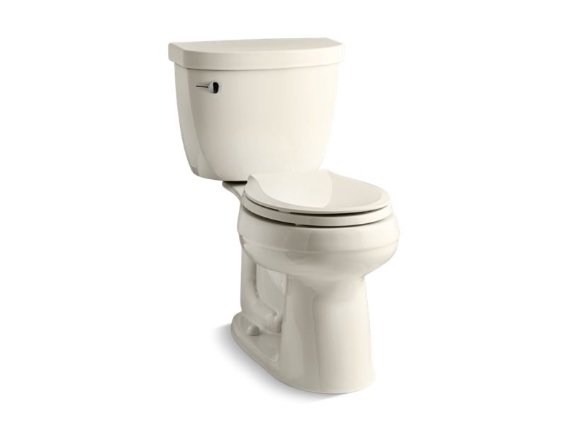 KOHLER 3851-47 Cimarron Comfort Height Two-Piece Round-Front 1.28 Gpf Chair Height Toilet With 10" Rough-In in Almond