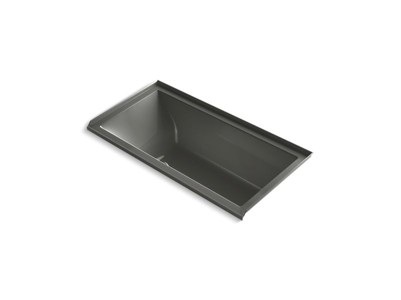 KOHLER K-1167-RFG-58 Underscore Rectangle 60" x 30" alcove BubbleMassage(TM) Air Bath with integral flange and right-hand drain
