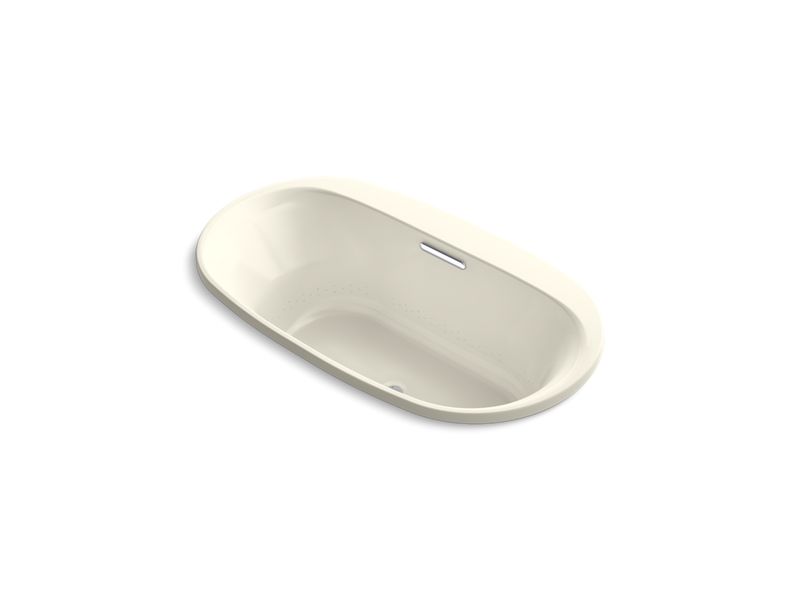 KOHLER K-5716-GVB-96 Underscore Oval 66" x 36" drop-in VibrAcoustic + BubbleMassage(TM) Air Bath