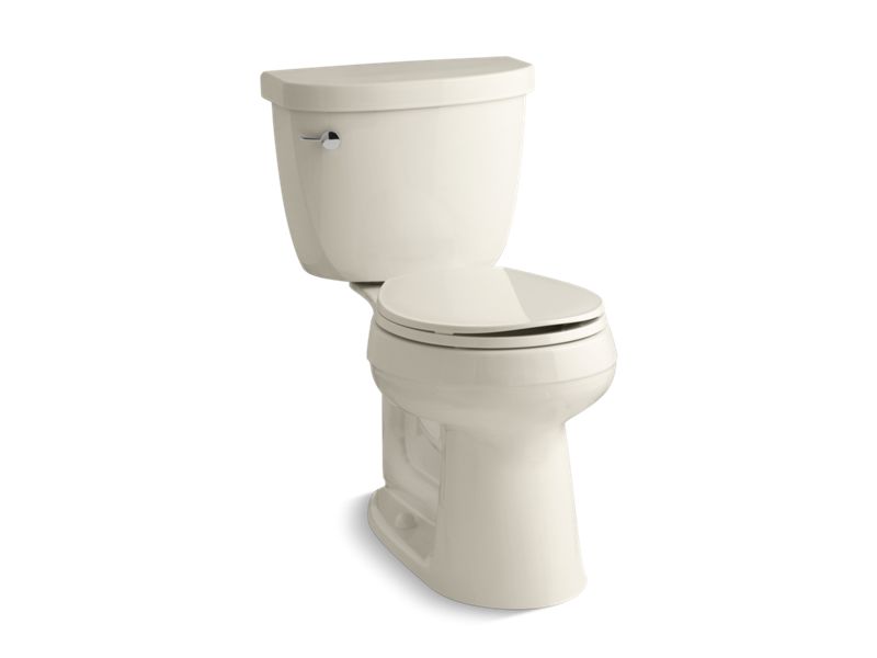 KOHLER K-3888 Cimarron ComForteeight Two-piece round-front 1.6 gpf chair height toilet