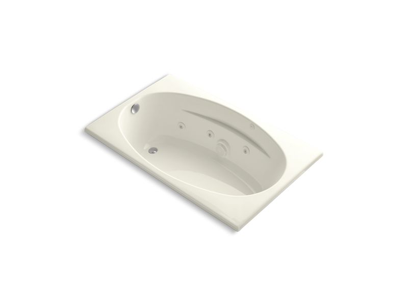 KOHLER K-1139-HN-96 6036 60" x 36" drop-in whirlpool with custom pump location and heater