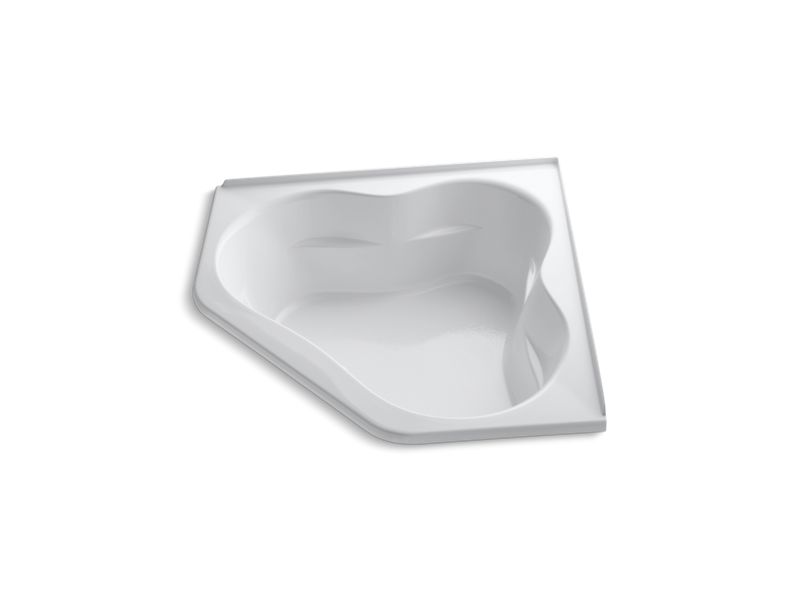 KOHLER K-1160-GF-0 Tercet 60" x 60" BubbleMassage(TM) Air Bath with integral flange