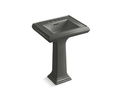 KOHLER 2238-4 Memoirs Classic 24" pedestal bathroom sink with 4" centerset faucet holes