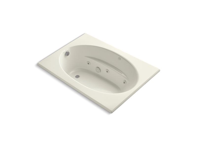 KOHLER K-1112-CB-96 Windward 60" x 42" drop-in whirlpool with custom pump location