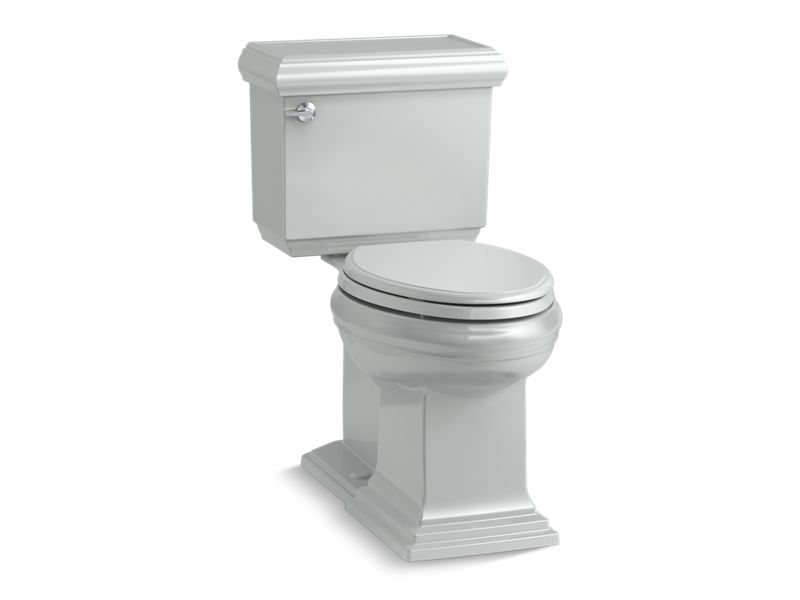 KOHLER K-6999 Memoirs Classic Two-piece elongated toilet with concealed trapway, 1.28 gpf