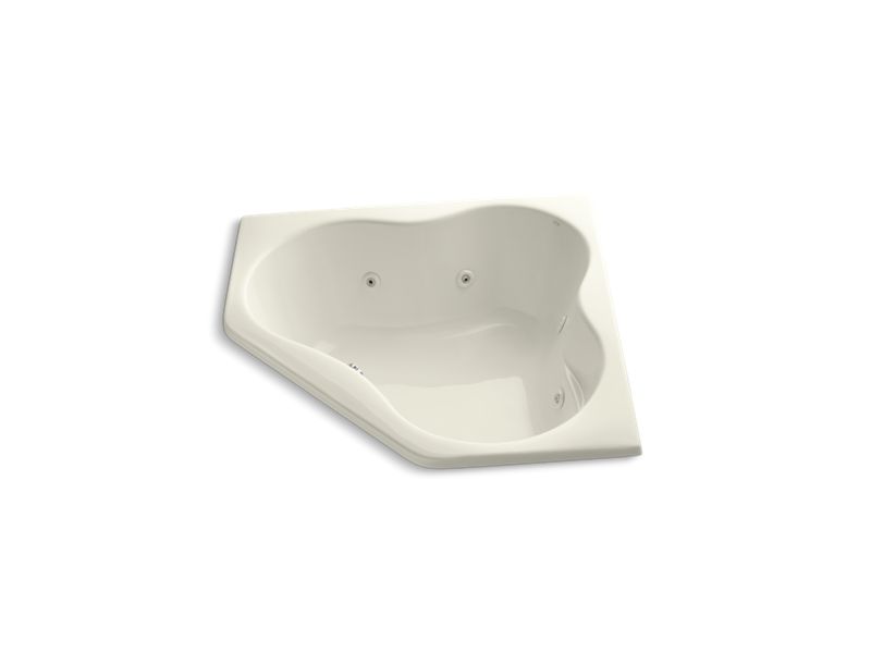 KOHLER K-1154-HC-96 5454 54" x 54" drop-in whirlpool with custom pump location and heater
