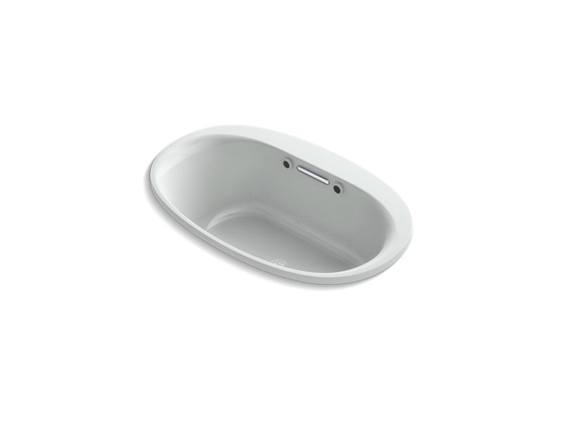 KOHLER K-5714-GW-95 Underscore Oval 60" x 36" drop-in BubbleMassage(TM) Air Bath with Bask heated surface
