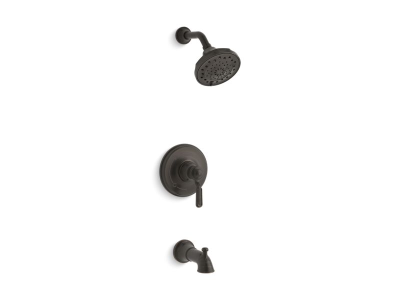 KOHLER K-R76258-4G Worth Rite-Temp bath and shower trim with lever handle, 1.75 gpm