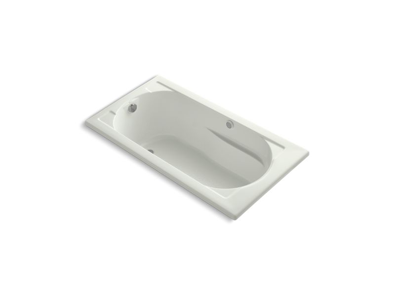 KOHLER 1357-GH-NY Devonshire 60" X 32" Heated Bubblemassage Air Bath With Reversible Drain in Dune