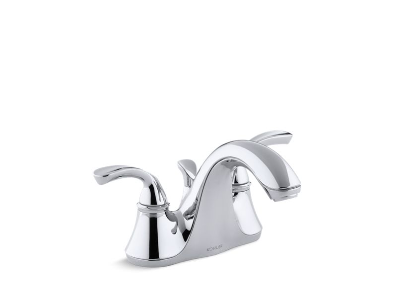 KOHLER K-10270-4 Fort?? Centerset bathroom sink faucet with sculpted lever handles