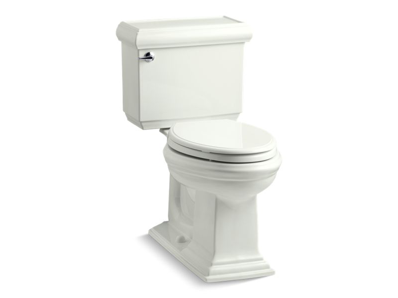 KOHLER 3816-U Memoirs Classic Two-piece elongated 1.28 gpf chair height toilet with insulated tank