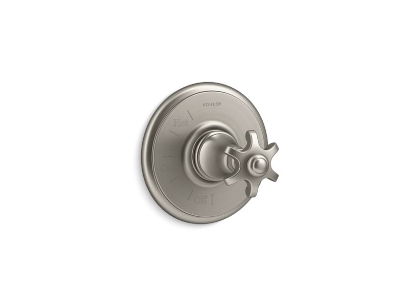 KOHLER K-TS72767-3M Artifacts Rite-Temp valve trim with prong handle