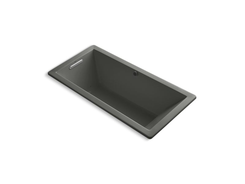 KOHLER K-1822-GW-58 Underscore Rectangle 66" x 32" drop-in BubbleMassage(TM) Air Bath with reversible drain and Bask(TM) heated surface