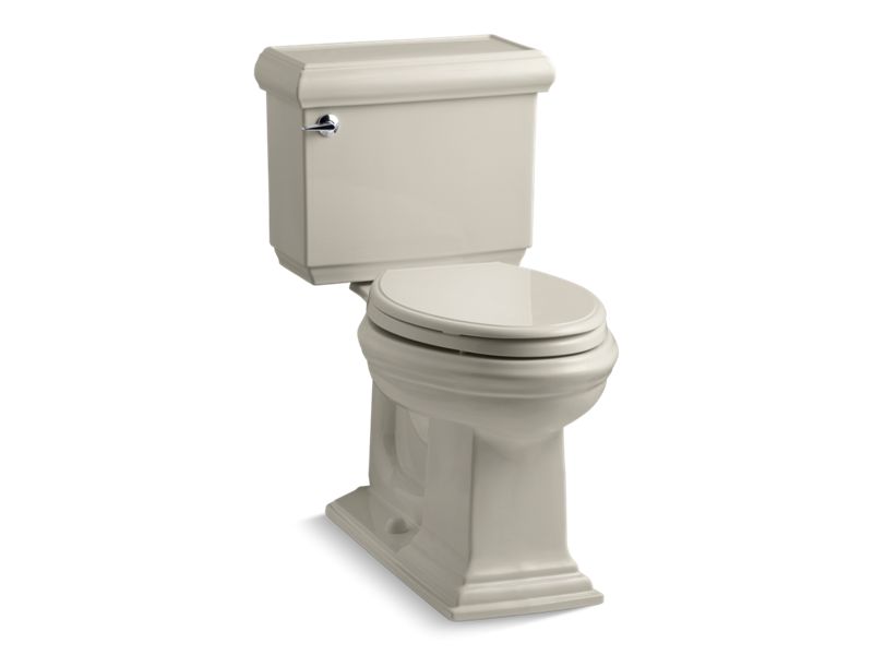 KOHLER K-3818 Memoirs Classic Two-piece elongated 1.6 gpf chair height toilet