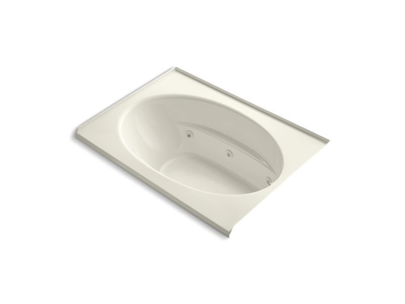 KOHLER K-1112-R-96 Windward 60" x 42" alcove whirlpool with integral flange and right-hand drain