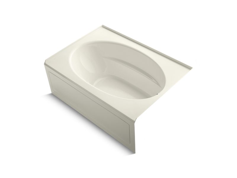 KOHLER K-1112-GRA-96 Windward 60" x 42" alcove Bubblemassage(TM) Air Bath with integral apron and right-hand drain
