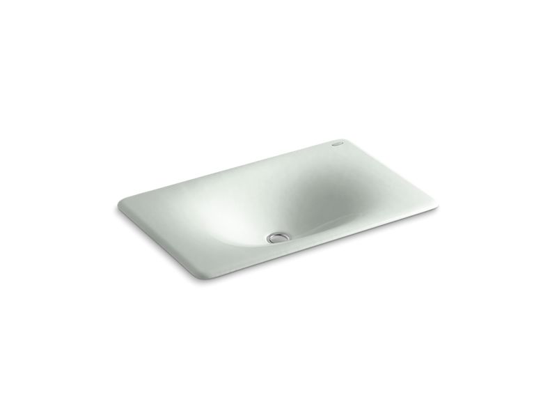 KOHLER K-2826-FF Iron/Tones 24-3/4" x 15-5/8" x 5-7/8" Drop-in/undermount bathroom sink