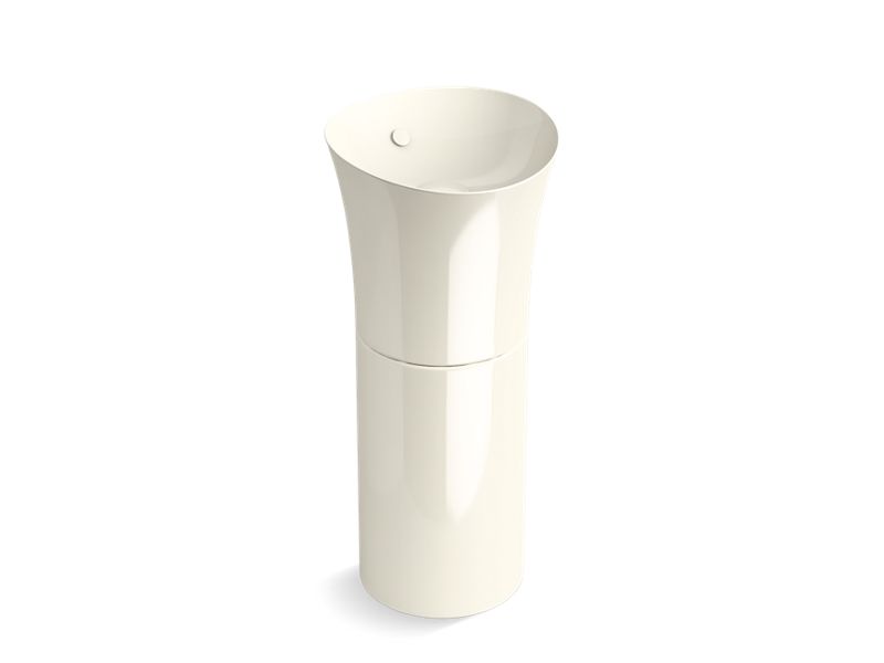 KOHLER 20701-96 Veil Pedestal Bathroom Sink in Biscuit