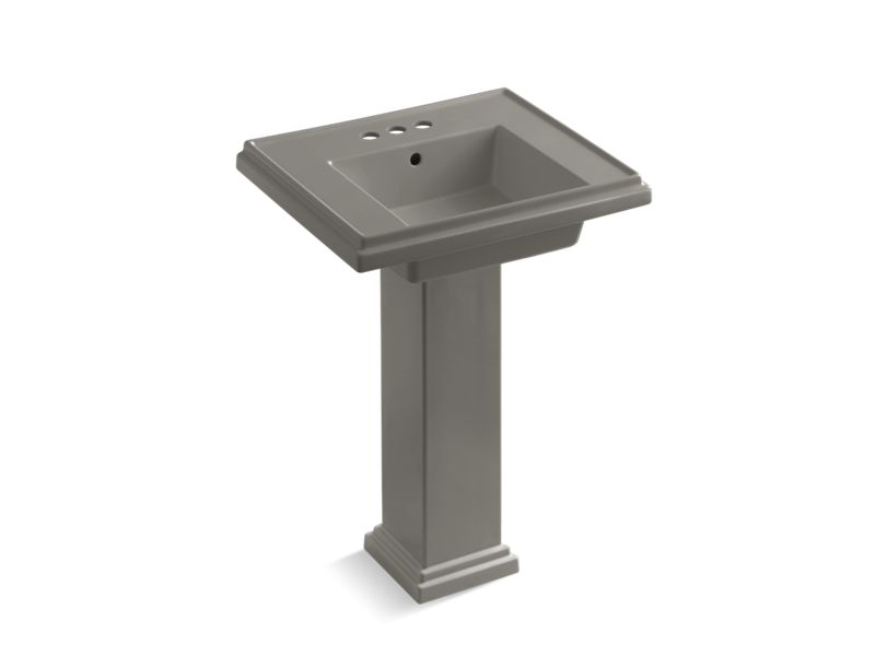 KOHLER 2844-4 Tresham 24" pedestal bathroom sink with 4" centerset faucet holes