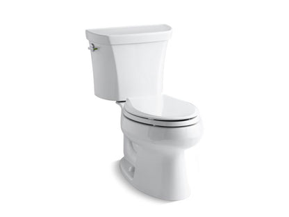 KOHLER 3988-0 Wellworth Two-Piece Elongated Dual-Flush Toilet in White