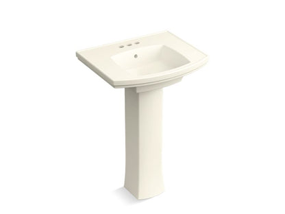 KOHLER K-24050-4 Kelston Pedestal bathroom sink with 4" centerset faucet holes