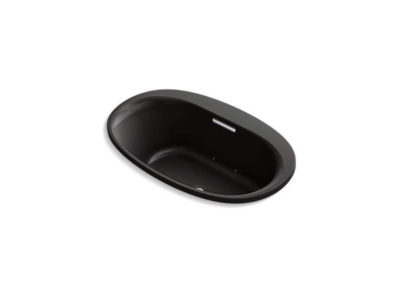 KOHLER K-5714-GHVB Underscore 59-11/16" x 35-5/8" Heated BubbleMassage air bath with VibrAcoustic