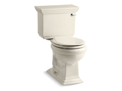 KOHLER 3933-RA-47 Memoirs Stately Comfort Height Two-Piece Round-Front 1.28 Gpf Chair Height Toilet With Right-Hand Trip Lever in Almond