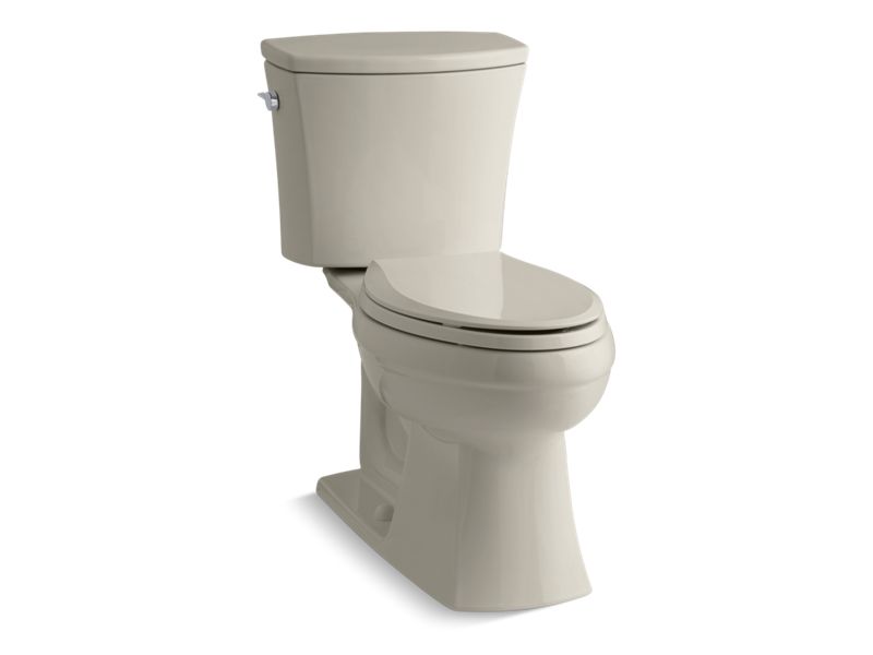 KOHLER K-3755 Kelston ComForteeight Two-piece elongated 1.28 gpf chair height toilet