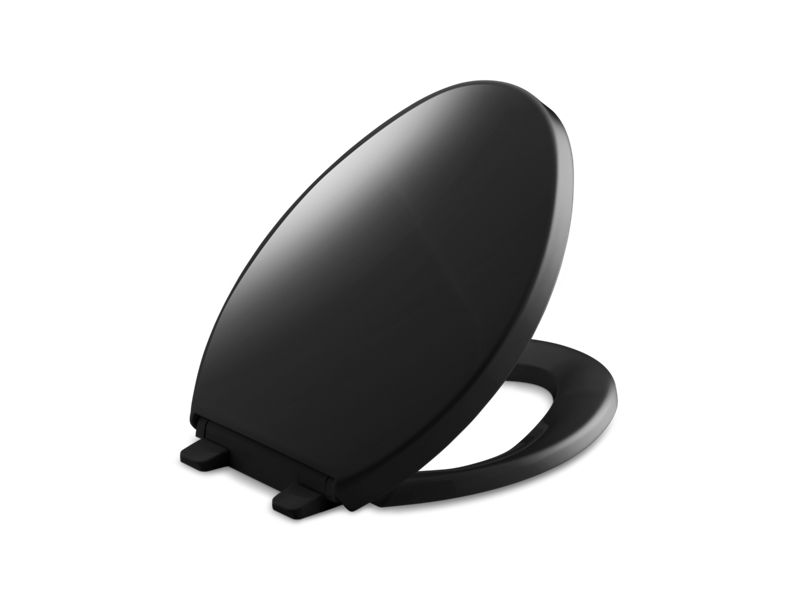 KOHLER 4748-7 Saile Quiet-Close Elongated Toilet Seat in Black