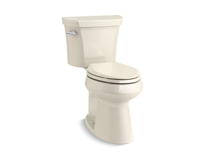 KOHLER 76301-47 Highline Comfort Height Two-Piece Elongated 1.28 Gpf Chair Height Toilet in Almond