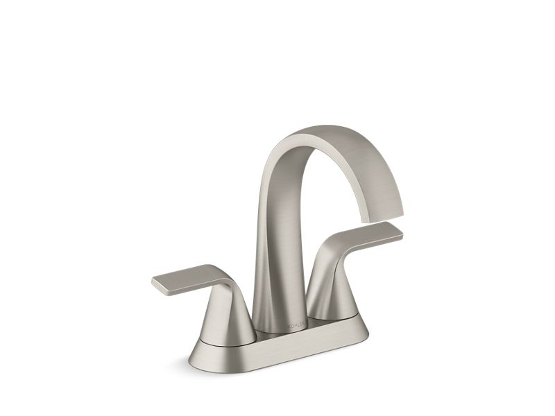 KOHLER K-R30578-4D Cursiva Centerset bathroom sink faucet
