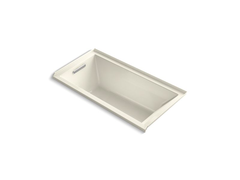 KOHLER K-1167-LVB Underscore 60" x 30" alcove VibrAcoustic bath with left-hand drain