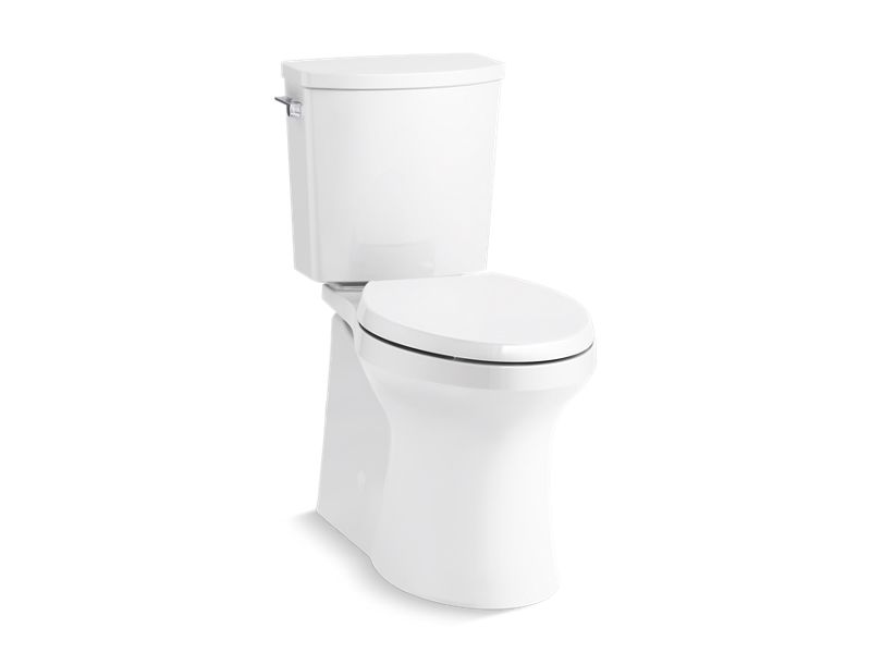 KOHLER K-20450 Irvine Comfort Height Two-piece elongated 1.28 gpf chair height toilet